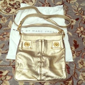 Gold MARC Jacobs crossbody bag